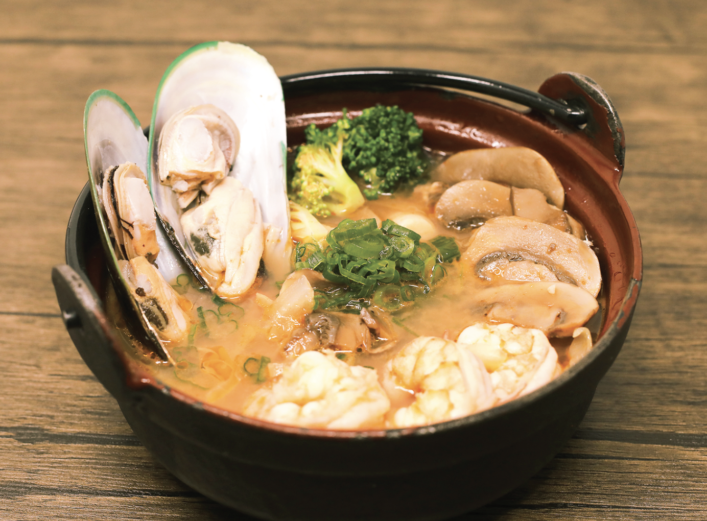 Order Spicy Seafood Miso food online from Tenno Sushi store, Los Angeles on bringmethat.com