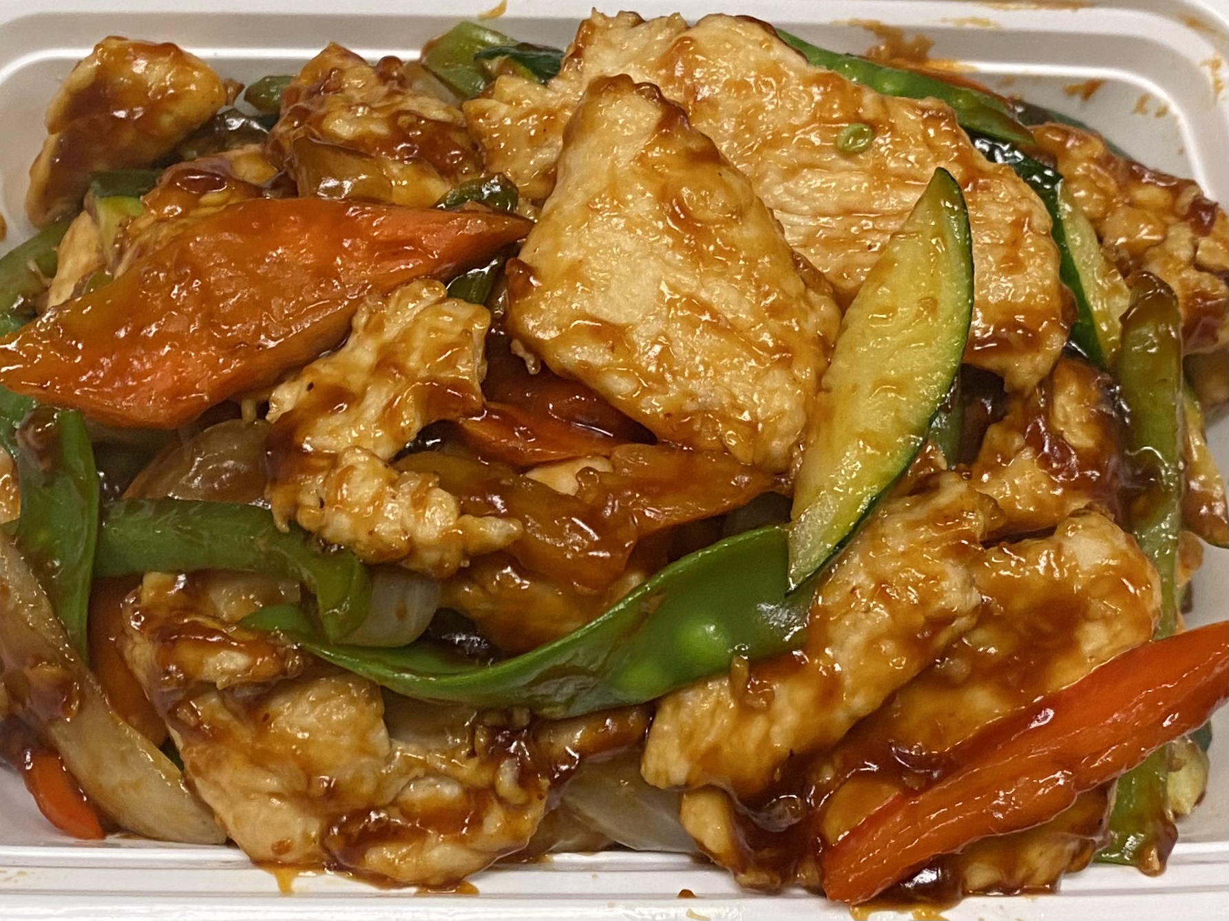 Order Garlic Sriracha Chicken鱼香是拉差鸡 food online from Kumo Asian Fusion store, Brick on bringmethat.com