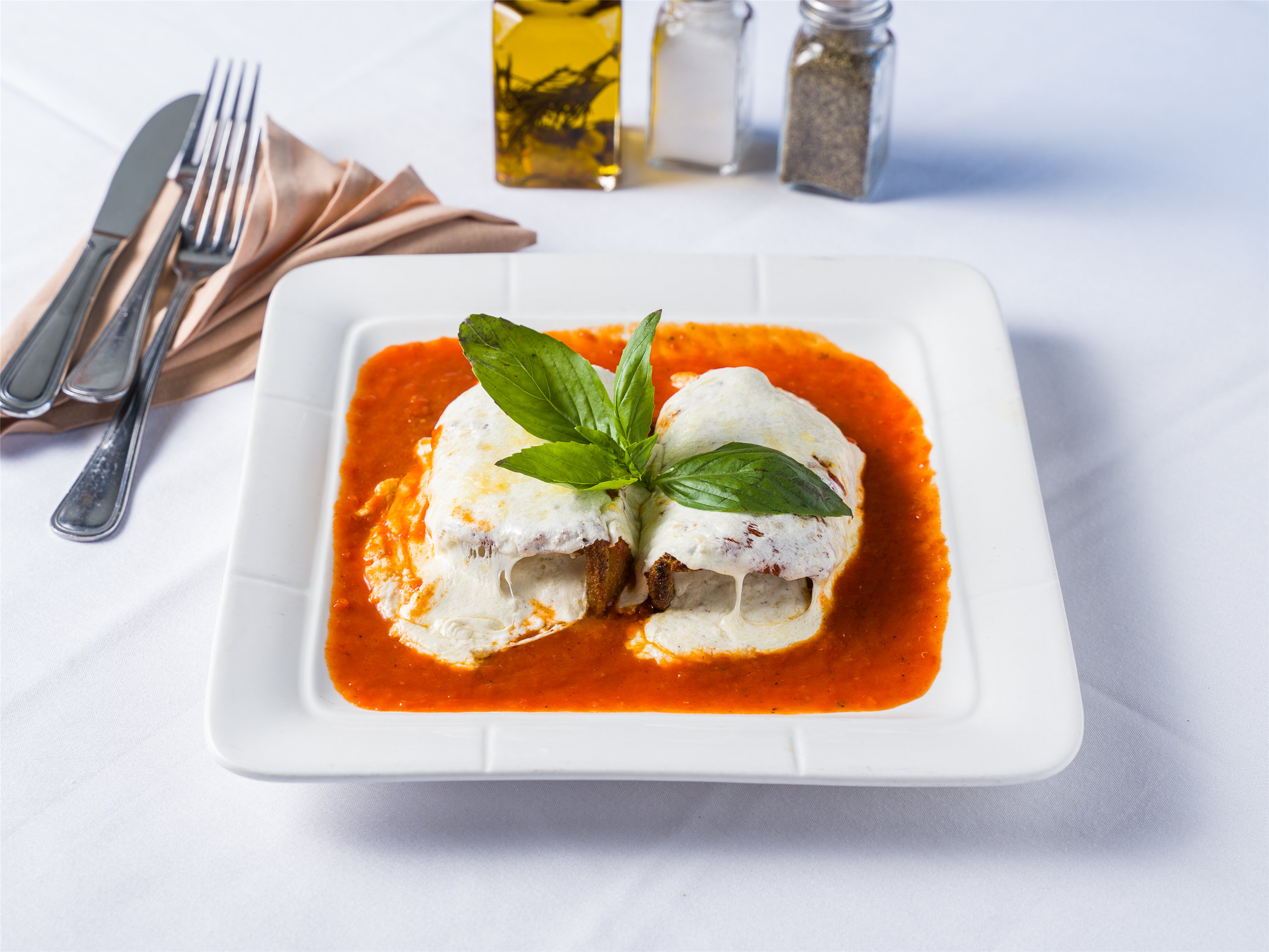 Order Eggplant rollatini Gluten-free  food online from Gluten Free Paradiso store, Rockville Centre on bringmethat.com