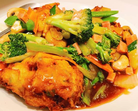 Order Ham Egg Foo Young food online from China Wok store, Highland on bringmethat.com