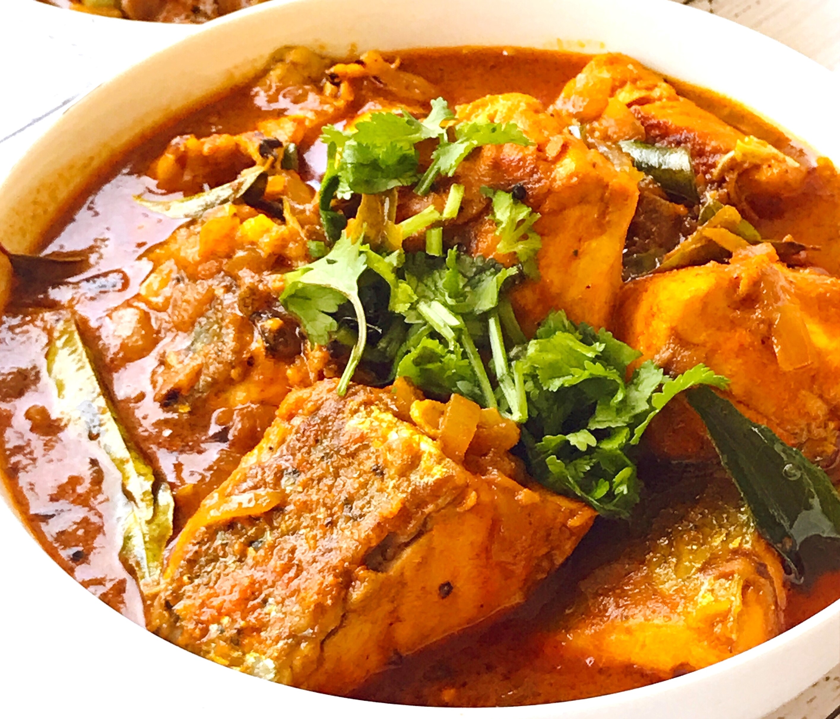 Order Fish Curry food online from Empyrean Indian Kitchen store, Hoboken on bringmethat.com