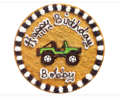 Order Jeep Happy Birthday - B1022 food online from Cookie Co store, Longview on bringmethat.com