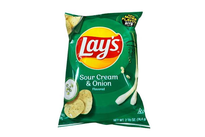 Order Lays Sour Creme and Onion (2.625 oz) food online from Royal Farms store, Linthicum on bringmethat.com