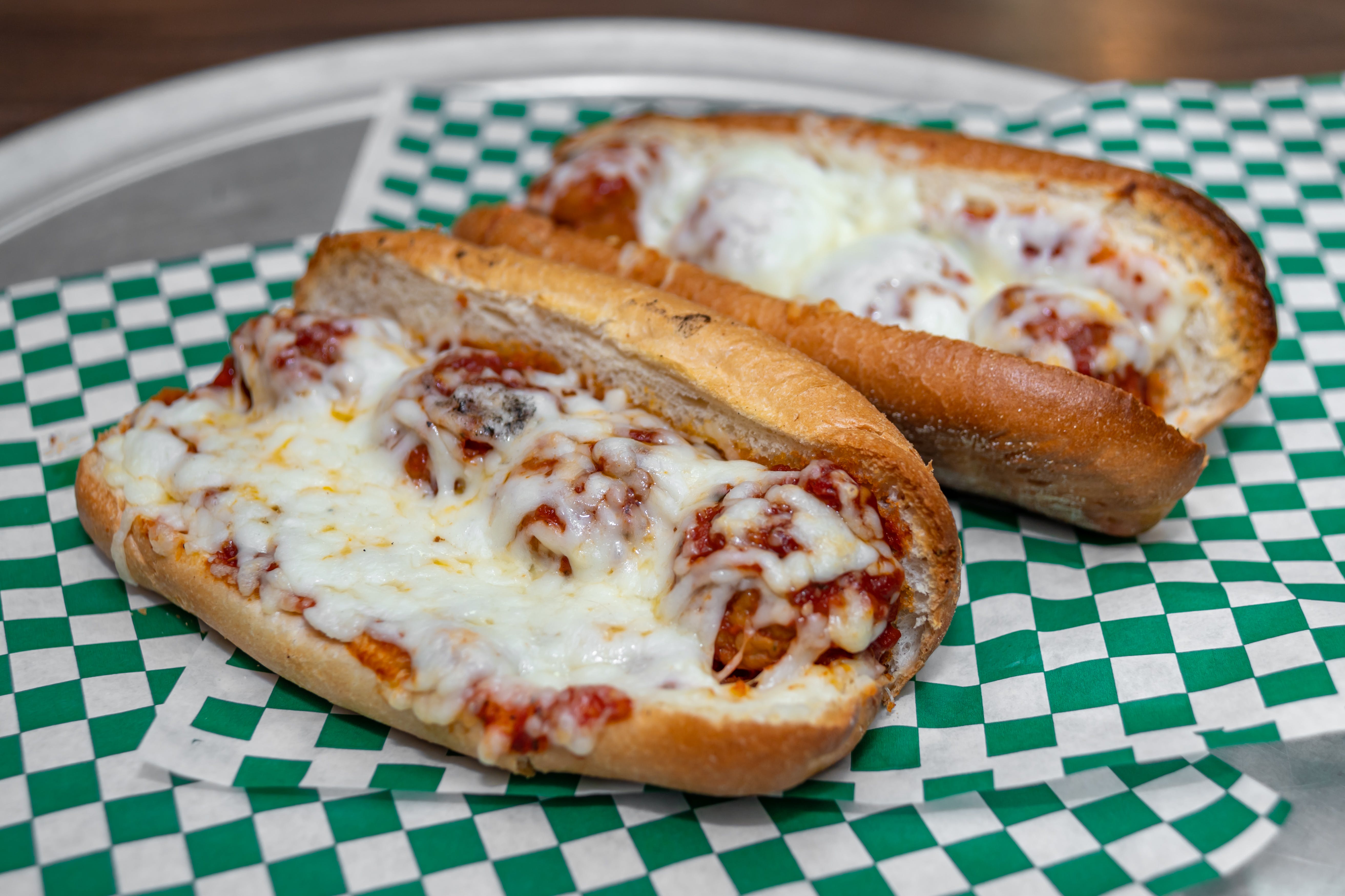 Order Meatball Sandwich - 6'' food online from Antonious Pizza  store, Cherry Valley on bringmethat.com