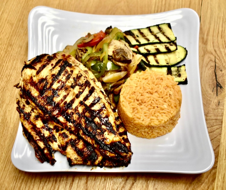Order Grilled Chicken Plate food online from Border Grill store, Westport on bringmethat.com