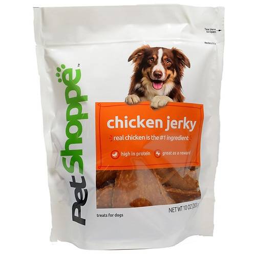 Order PetShoppe Chicken Jerky - 10.0 oz food online from Walgreens store, New Haven on bringmethat.com