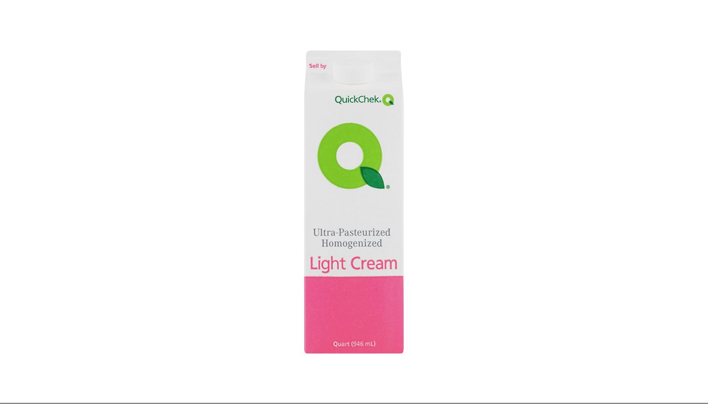 Order QC Light Cream 32oz food online from Quickchek store, Phillipsburg on bringmethat.com