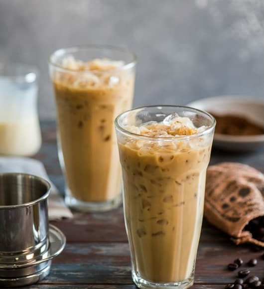 Order Vietnamese Iced Coffee (L)  food online from Le Diplomate Cafe store, Irvine on bringmethat.com