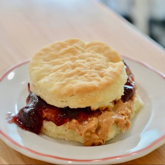 Order Kids PB&J Biscuit food online from Hunnybunny Biscuit store, Oklahoma City on bringmethat.com