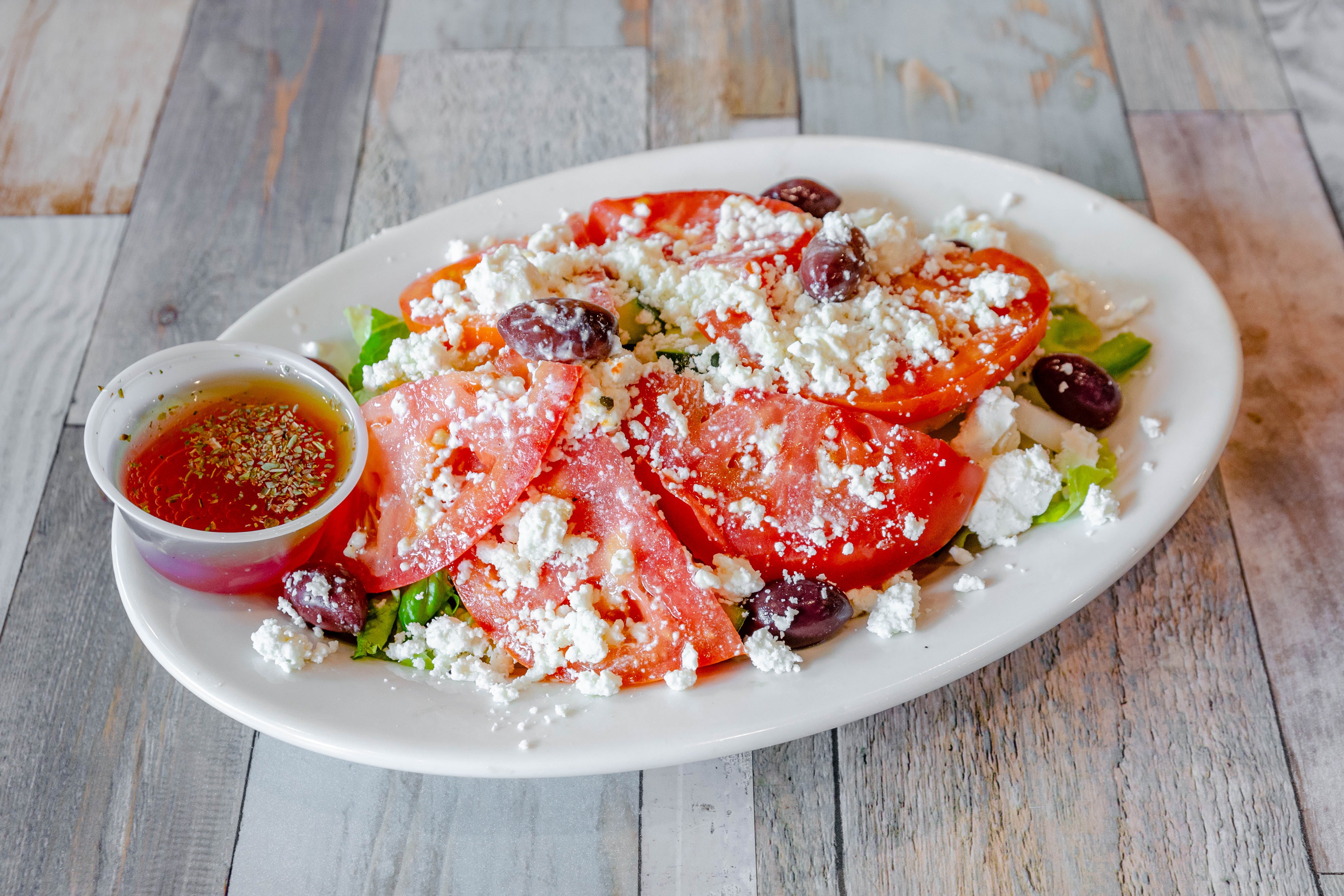 Order Greek Salad - Salad food online from Andy Cafe store, Astoria on bringmethat.com