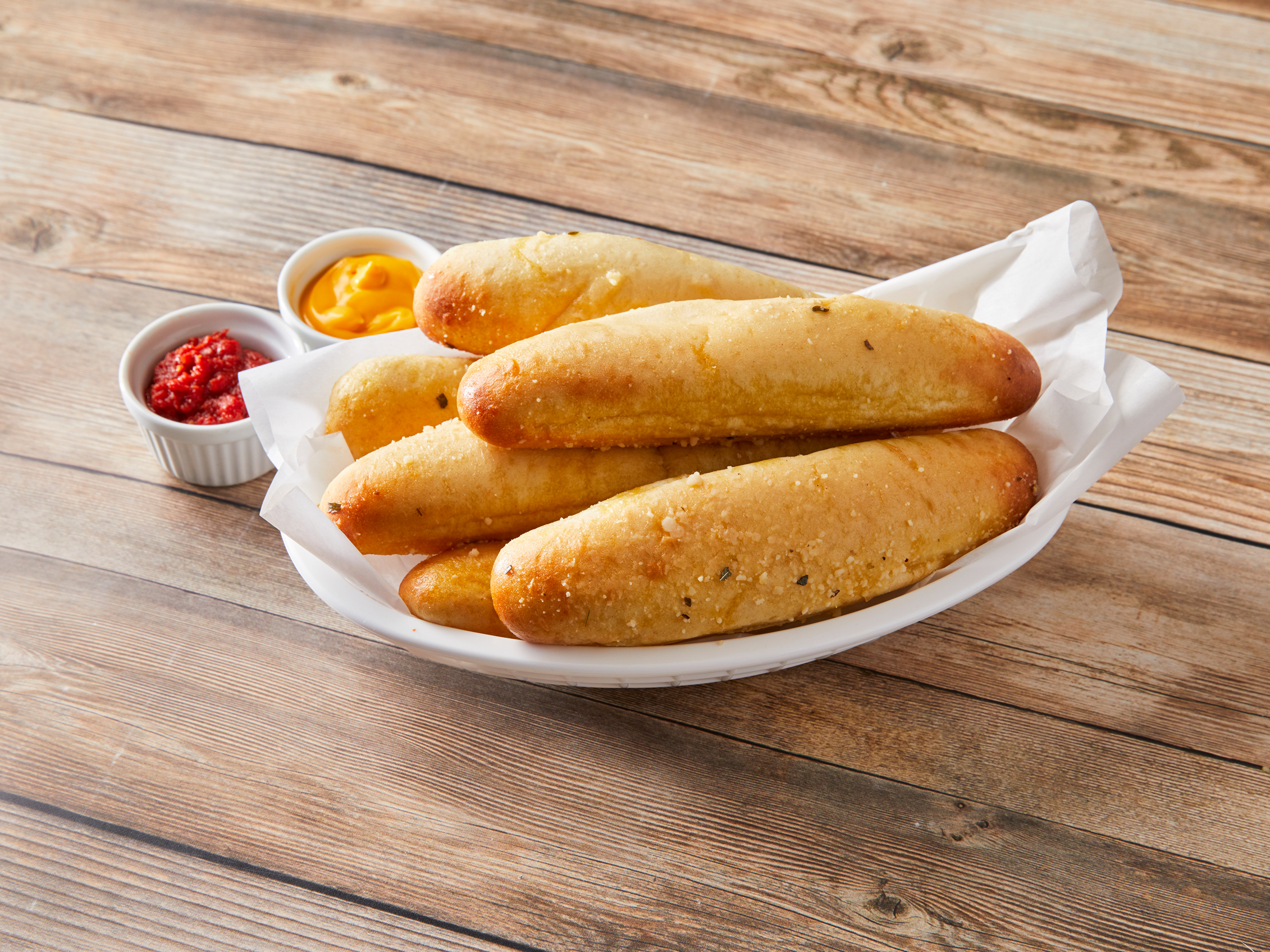 Order Breadsticks food online from Bruno's Pizza - S. Michigan St. store, South Bend on bringmethat.com