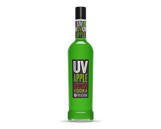 Order UV Apple Vodka, 750mL liquor (30% ABV) food online from Samco Food Store store, Bakersfield on bringmethat.com
