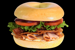 Order Turkey Club Sandwich food online from The Great American Bagel store, Orland Park on bringmethat.com