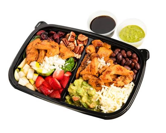 Order ~ Pick 1st. Crispy Chicken Half Salad food online from Guasaca store, Cary on bringmethat.com