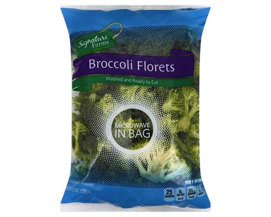 Order Signature Farms · Broccoli Florets (12 oz) food online from ACME Markets store, Thornwood on bringmethat.com