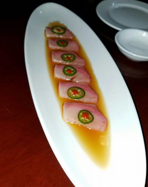 Order Yellowtail Jalapeno food online from Musashi Asian Cuisine store, Brooklyn on bringmethat.com
