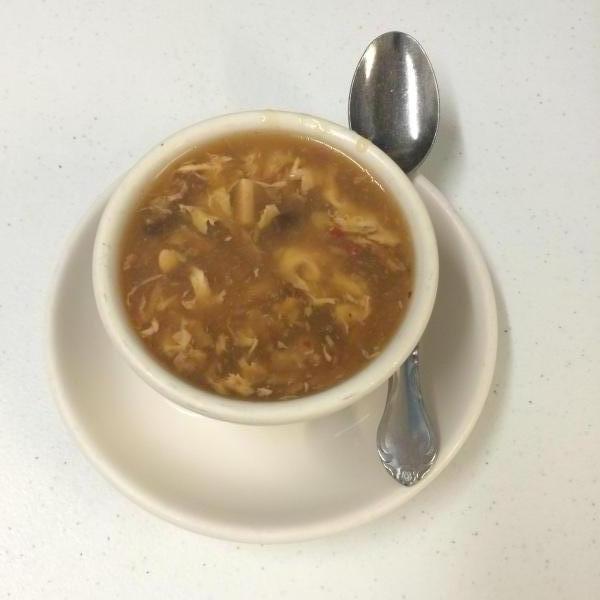 Order S6. Hot and Sour Soup food online from Jin's Cafe-Asian Cuisine store, Houston on bringmethat.com