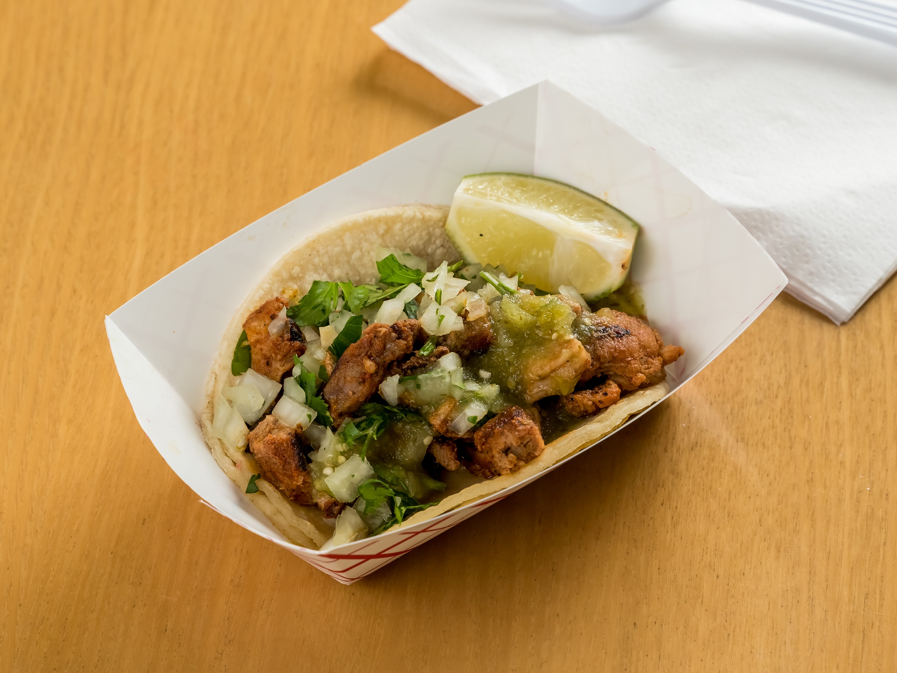 Order Taco al Pastor food online from Blue Tortilla store, Selden on bringmethat.com