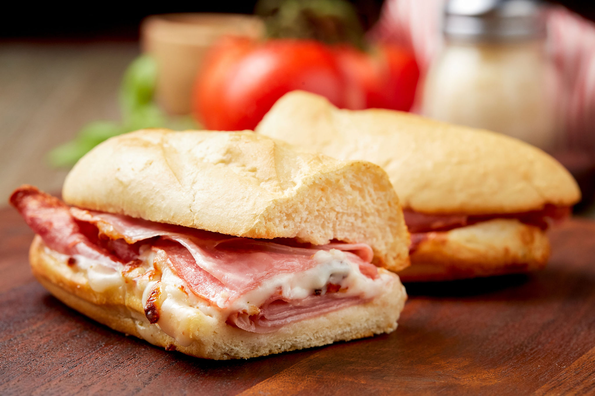 Order Ham and Cheese Sandwich food online from Simple Simon Pizza store, Farmington on bringmethat.com