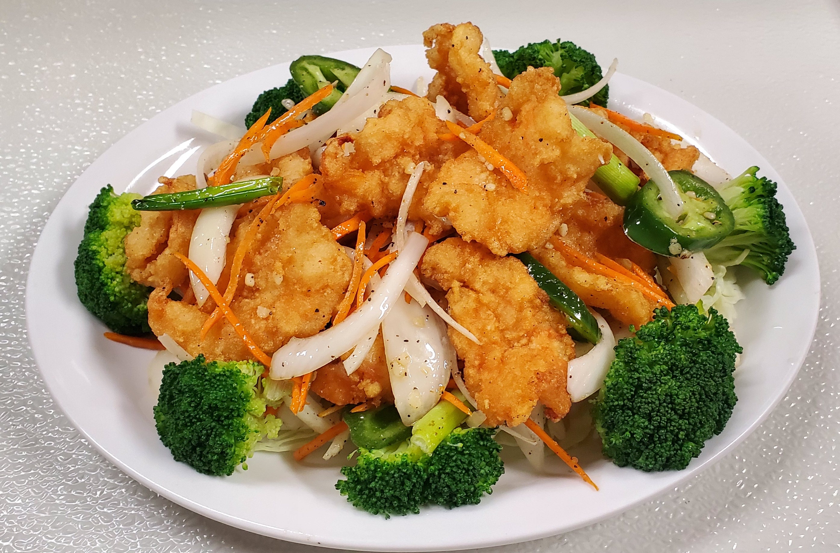 Order C07. Salt and Pepper Shrimp food online from Szechuan House store, Aloha on bringmethat.com