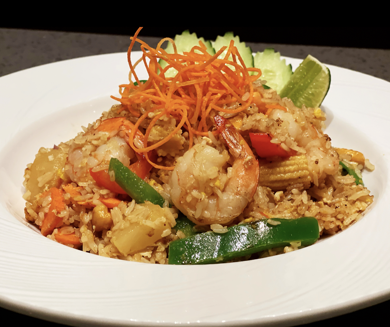 Order Pineapple Cashew Fried Rice food online from Mango Thai Cuisine in Plano store, Plano on bringmethat.com