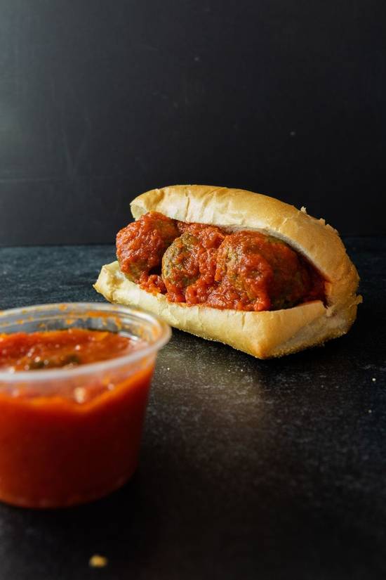 Order Meatball Sandwich food online from Slice Factory store, River Forest on bringmethat.com