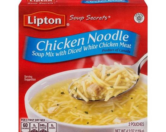 Order Lipton Chicken Noodles Soup (4.2 oz) food online from Ctown Supermarkets store, Uniondale on bringmethat.com