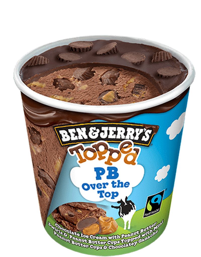 Order Ben & Jerry's Topped PB Over the Top Pint food online from 7-Eleven store, Princeton on bringmethat.com