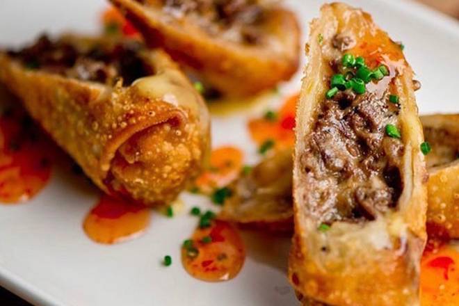 Order CHEESESTEAK EGGROLLS food online from Sullivan'S store, King Of Prussia on bringmethat.com