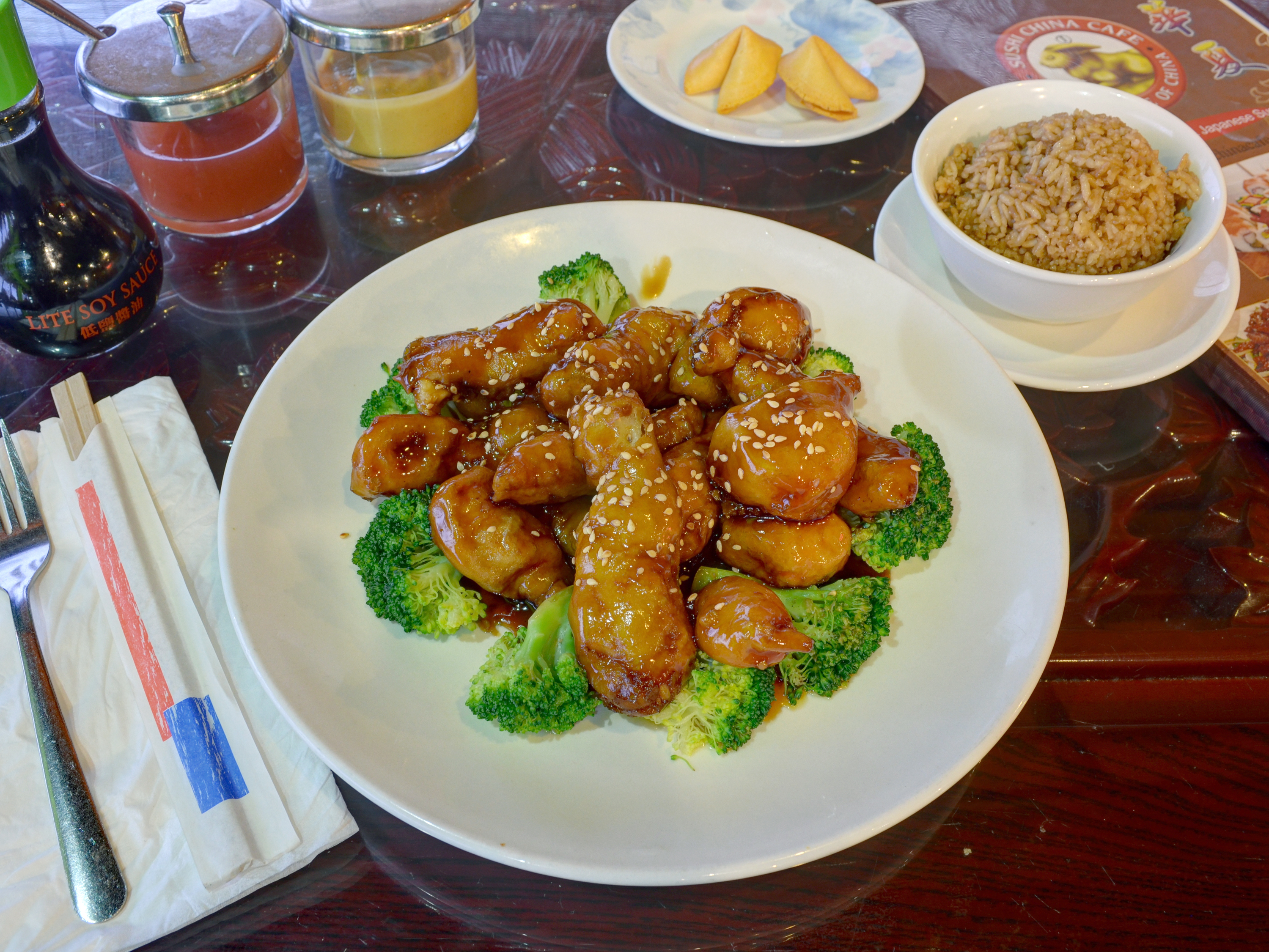 Order C4. Sesame Chicken food online from Sushi China Cafe store, Morrow on bringmethat.com
