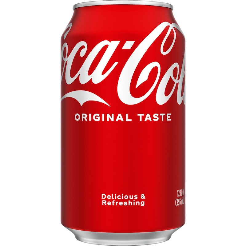 Order Coca-Cola, 12 fl oz Can food online from Honeybaked Ham store, Locust Grove on bringmethat.com