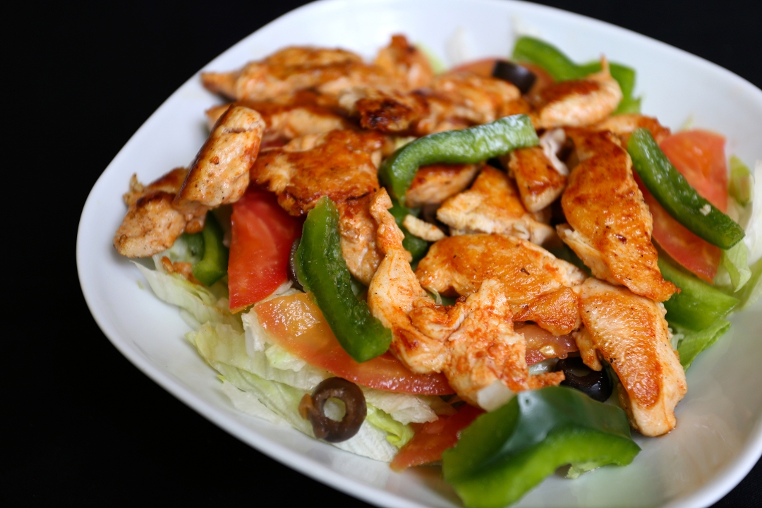 Order Grilled Chicken Salad food online from Two Brothers Chicken store, Woodbridge on bringmethat.com