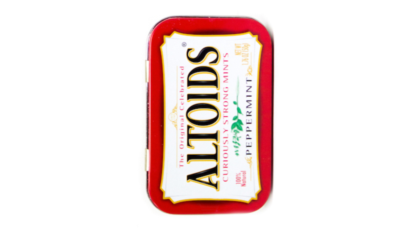 Order Altoids Peppermint Tin food online from Oak Knoll Liquor store, Santa Maria on bringmethat.com
