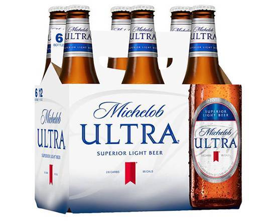 Order Michelob Ultra, 6pk-12oz bottle beer (4.2% ABV) food online from Samco Food Store store, Bakersfield on bringmethat.com