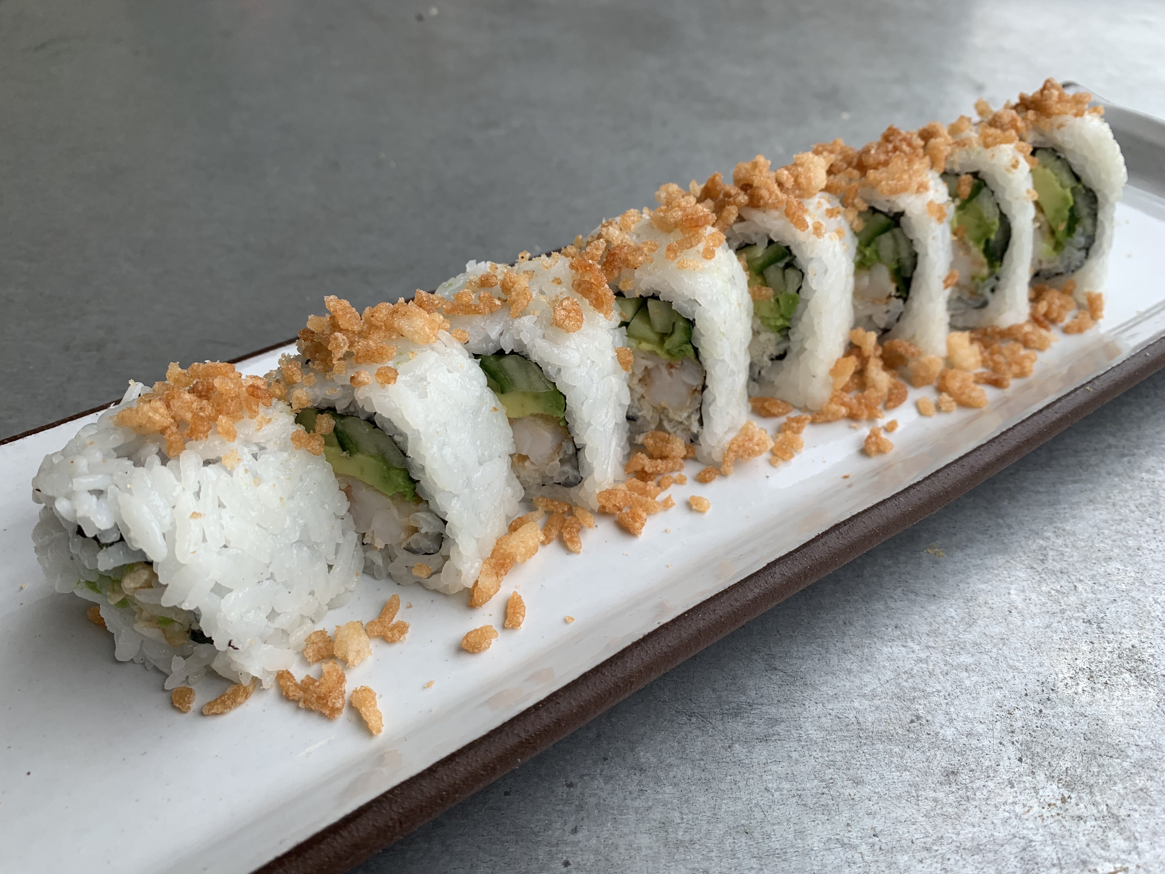 Order Gluten Free Crunchy Roll food online from Sushi Lounge store, San Diego on bringmethat.com