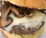Order Mushroom Swiss Burger ( Grilled Mushrooms , Onions & Melted Swiss ) food online from Chicken Delight store, Rahway on bringmethat.com