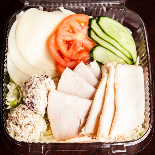 Order Protein Plate Salad food online from Sunset Deli store, West Hollywood on bringmethat.com