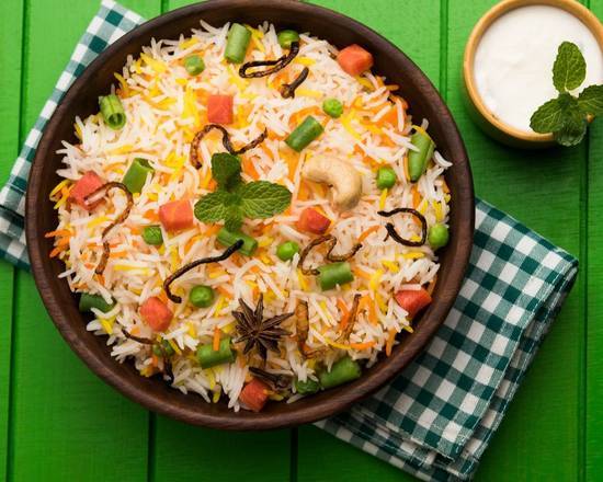 Order Vegetable Biryani food online from The Indian Spice Palace store, Inglewood on bringmethat.com