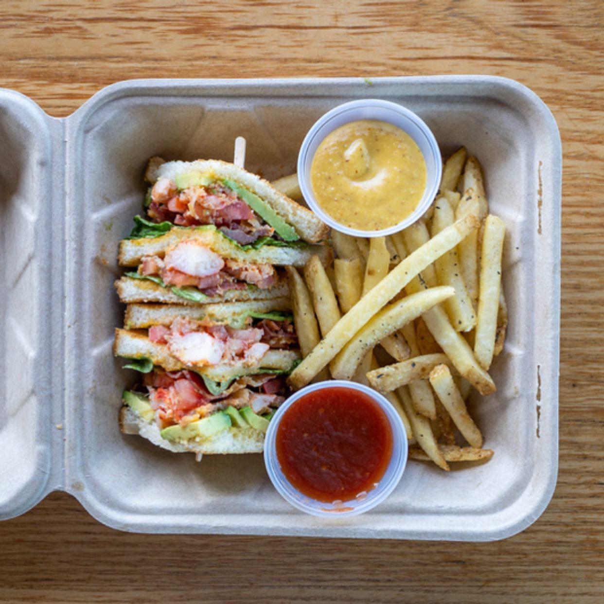 Order Lobster Club Sandwich  food online from Moonraker Mobile store, Pacifica on bringmethat.com