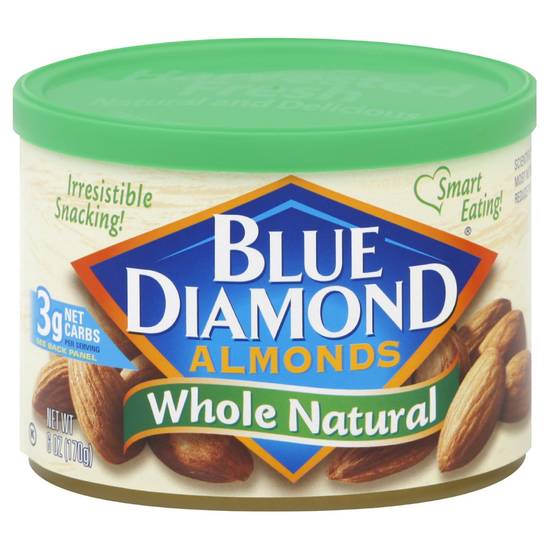 Order Blue Diamond Almonds Whole Natural (6 oz) food online from Rite Aid store, Yamhill County on bringmethat.com
