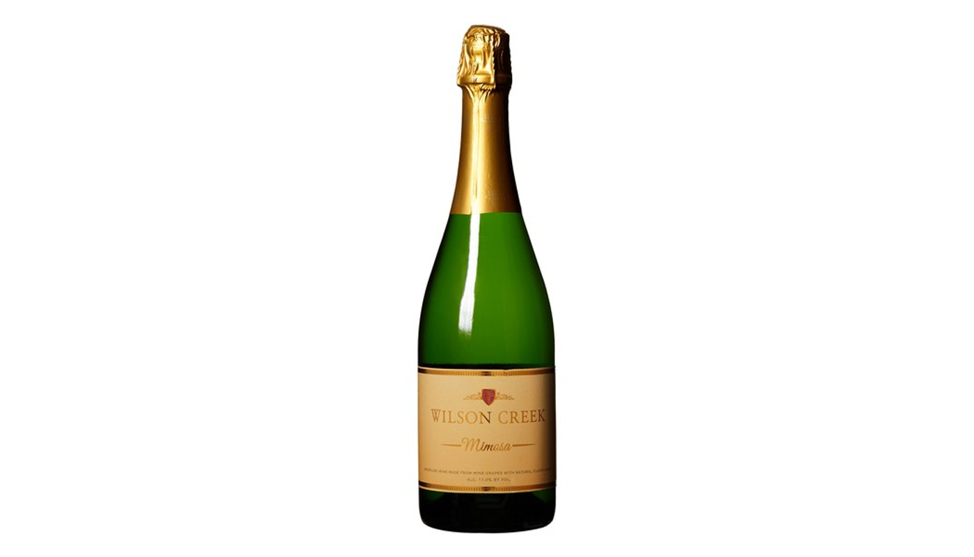 Order Wilson Creek Winery and Vineyards Mimosa Temecula Valley Orange French Colombard - Chardonnay Flavored Wine 750mL food online from Spikes Bottle Shop store, Chico on bringmethat.com