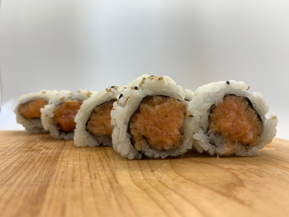 Order Spicy Salmon Roll food online from That Sushi Spot store, Brooklyn on bringmethat.com