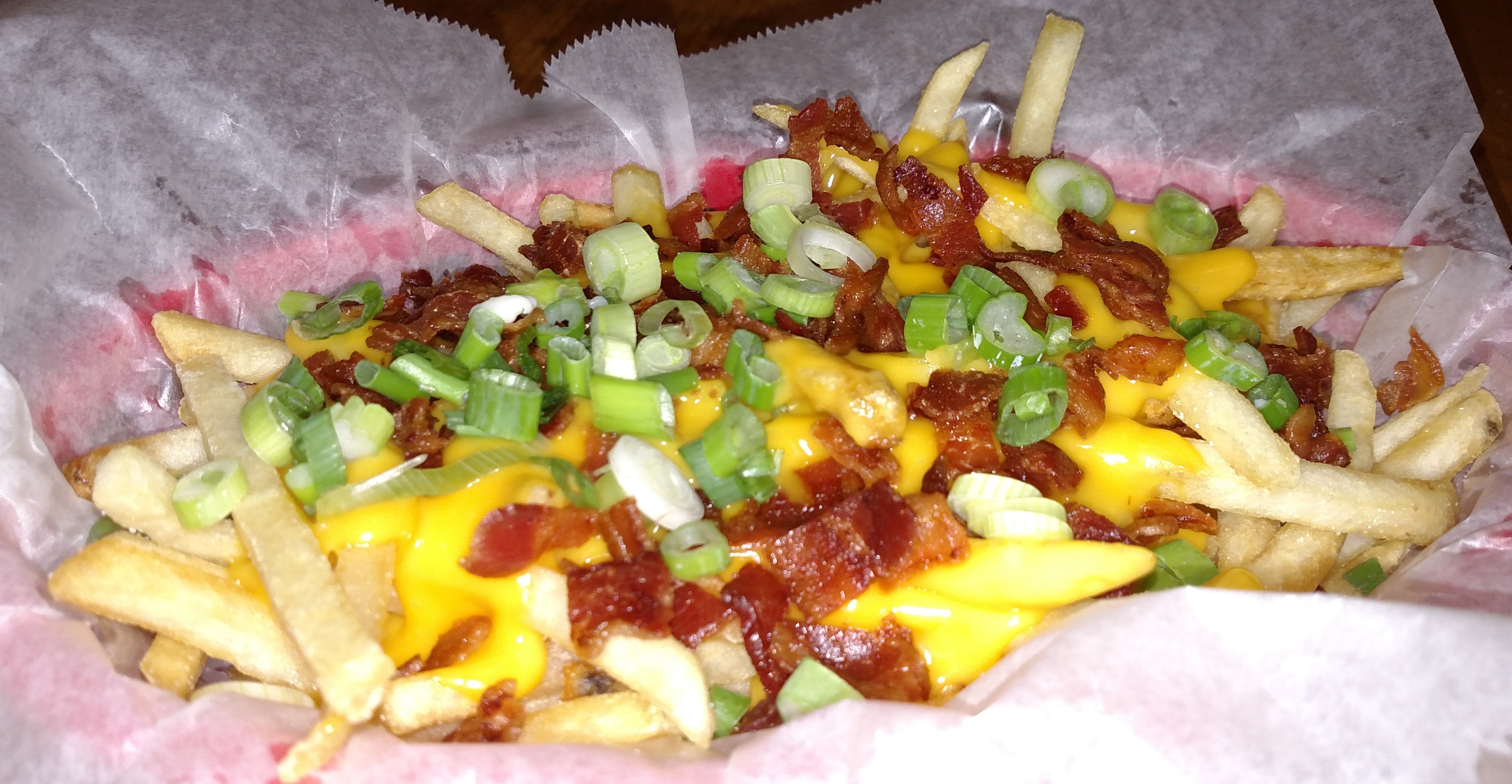 Order Bacon Cheddar Fries food online from Nick's Pizza & Pub store, Crystal Lake on bringmethat.com