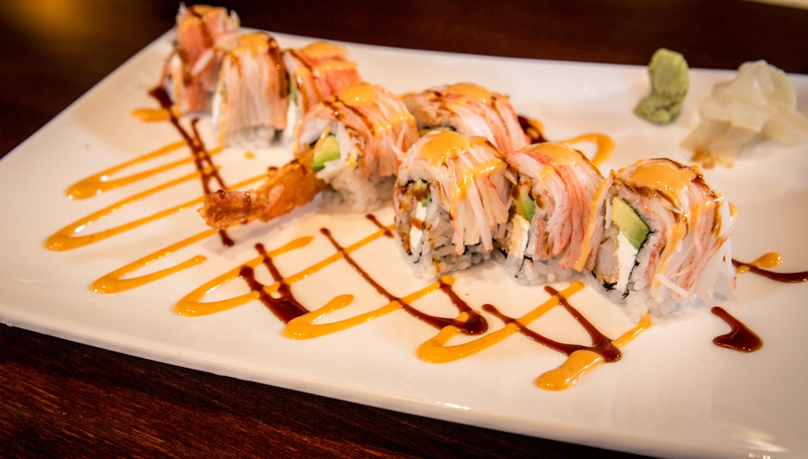 Order Shaggy Dog Roll  food online from Mikoto Ramen Bar & Sushi store, Southlake on bringmethat.com