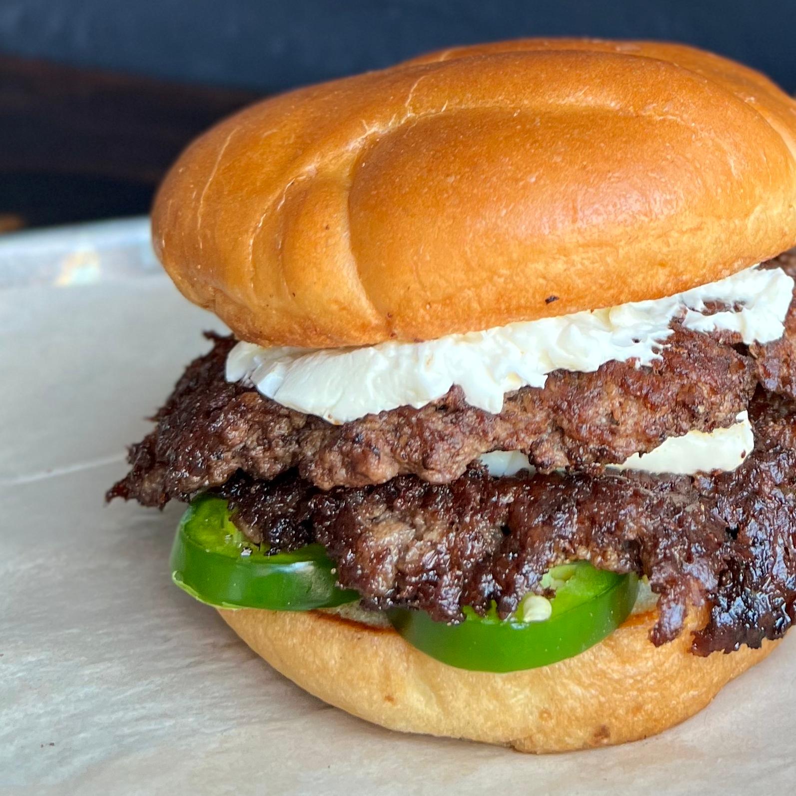 Order The Jalapeno & Cream Cheese food online from Cheeseburgers - A Take-Out Joint store, Omaha on bringmethat.com