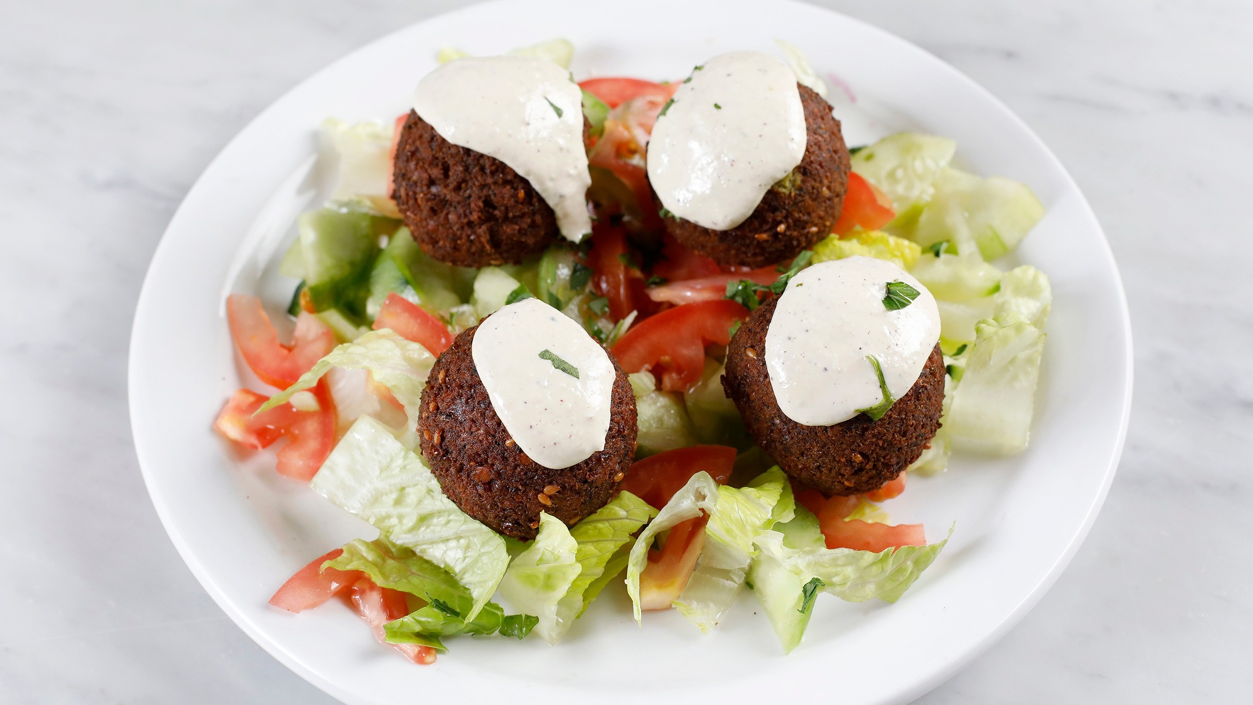 Order Falafel ( 1 piece ) food online from Istanbul Grill store, San Francisco on bringmethat.com