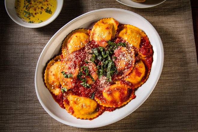 Order Four Cheese Ravioli food online from Bertucci Brick Oven Pizza & Pasta store, Mansfield on bringmethat.com