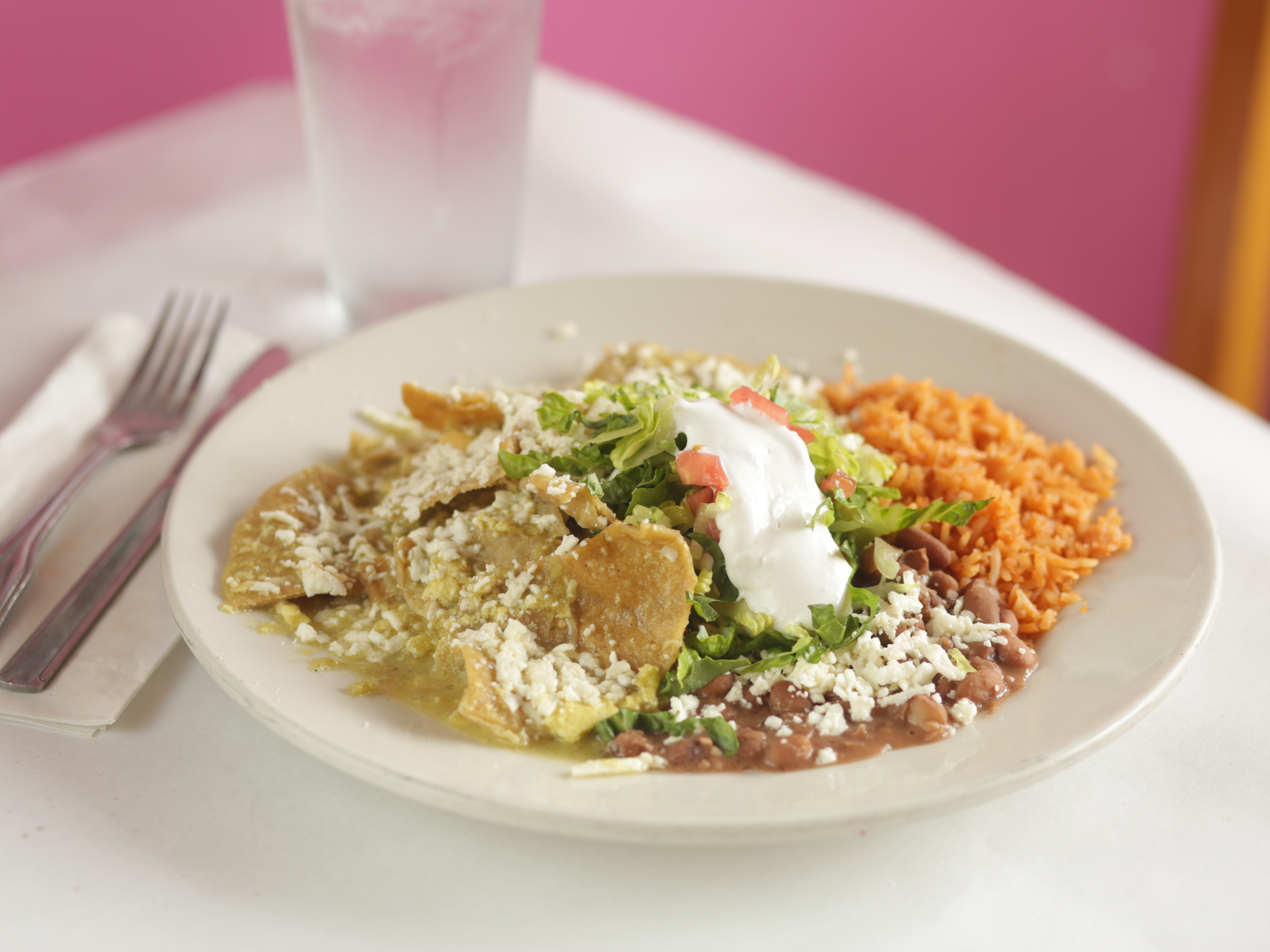 Order Chilaquiles food online from Ricano's Restaurant store, Chicago on bringmethat.com