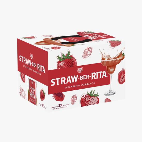 Order Ritas Straw-Ber-Rita 3 Pack  food online from Goodie Liquor And Wine store, Santa Monica on bringmethat.com