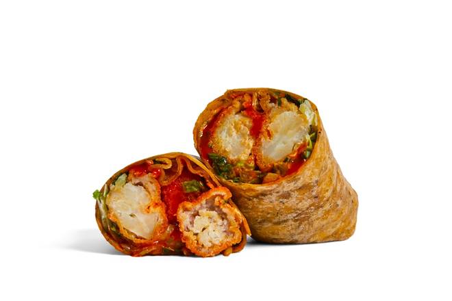 Order The Saucy Buffalo Wrap food online from Beatnic store, New York on bringmethat.com